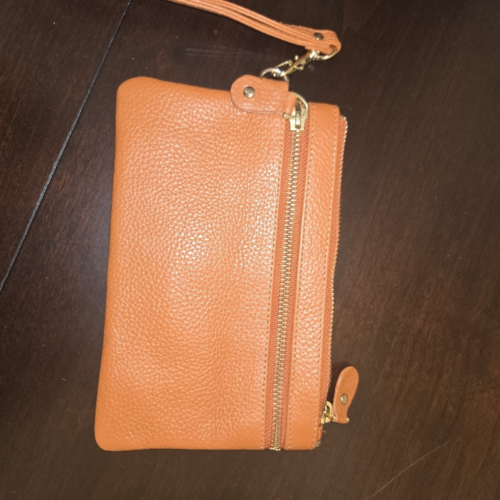 Leather Wristlet - Picture 2 of 4
